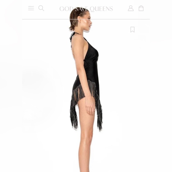 God Save Queens - Crystal Dress - Size 0-2 - Only Worn Once! - Picture 5 of 5